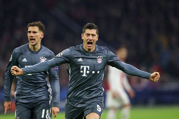 The Bayern Munich hitman is currently topping the top scorers' chart